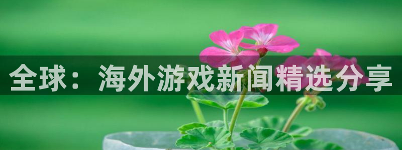 鼎点娱乐注册：全球：海外游戏新闻精选分享